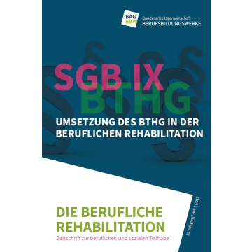 Berufliche Rehabilitation - Heft 1 / 2019